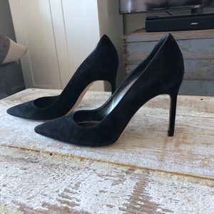 Manolo Blahnik BB Suede 105mm Black pumps